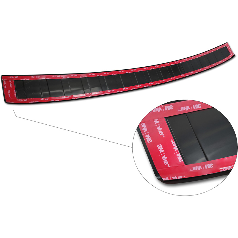 Zwart RVS Achterbumperprotector  Citroën C4/e-C4 III 2020- 'Ribs'