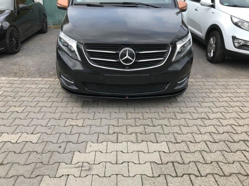 Voorspoiler Mercedes V-Klasse W447 Maxton Design glans zwart