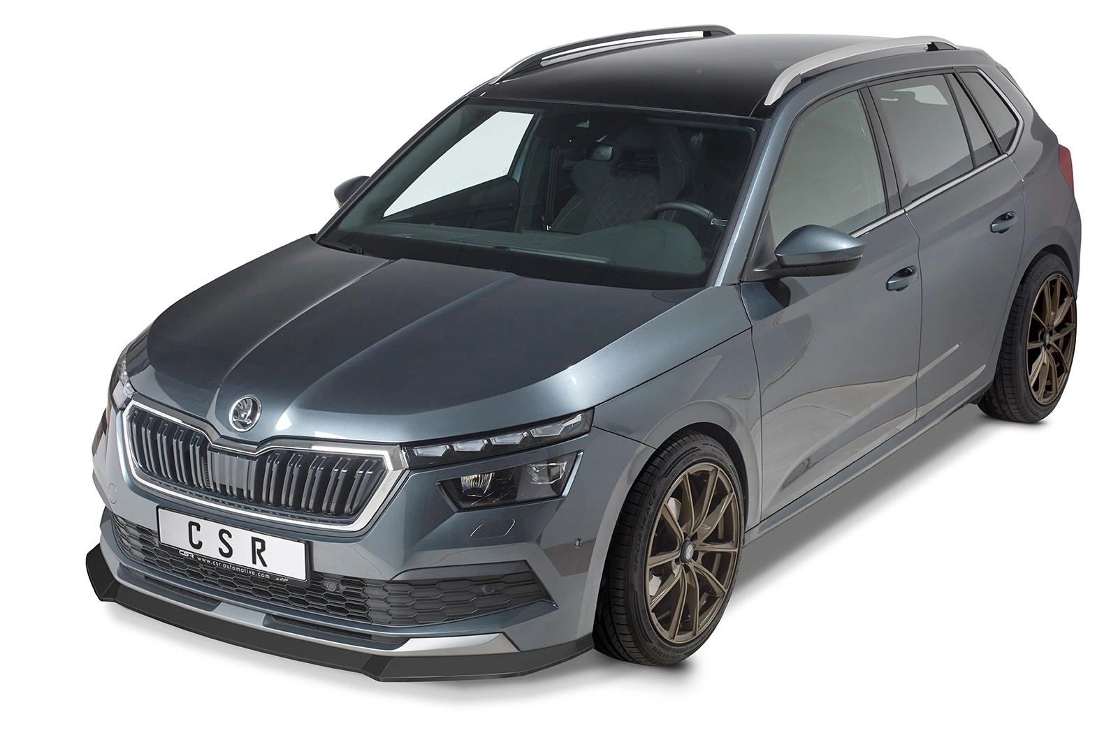 Voorspoiler Skoda Kamiq Glans Zwart – CSR Automotive