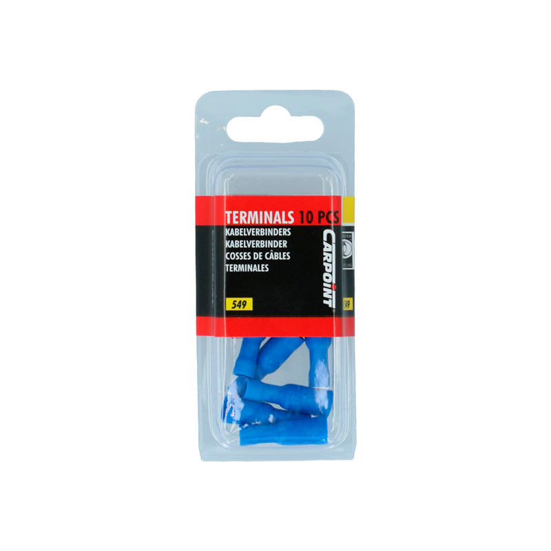 Carpoint Rondstekkerbus 549 Blauw Ø 5.0mm Blister 10-stuks