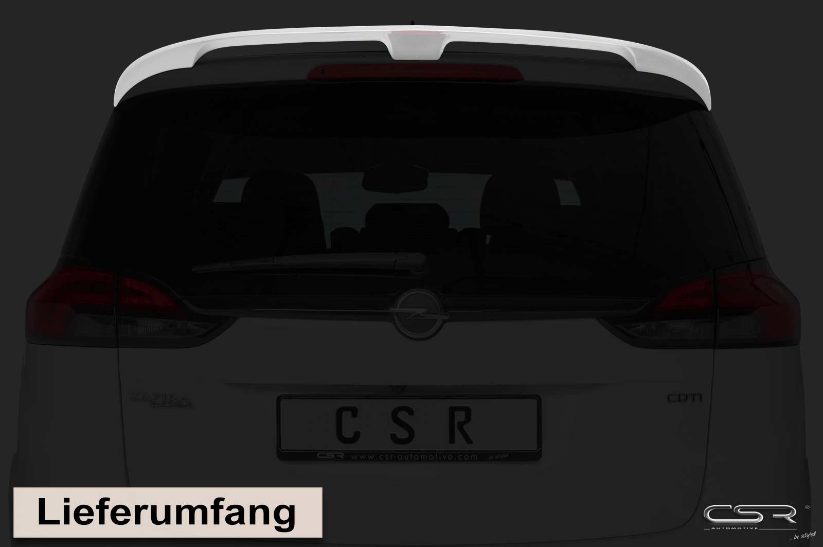 Achterspoiler Opel Zafira C Tourer