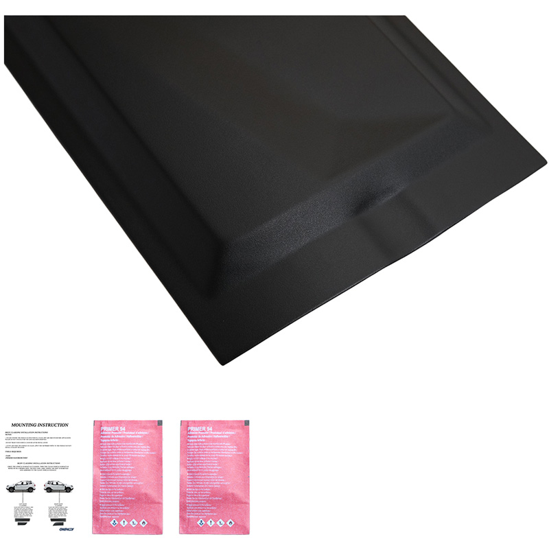 Oneway Set deurpanelen  Nissan Navara D40 2005-2010 - Matzwart