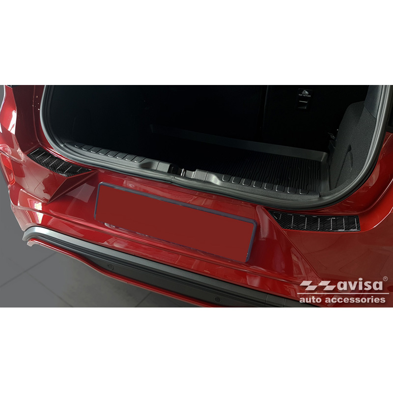 Echt 3D Carbon Achterbumperprotector  Ford Puma 2019- 2-delig
