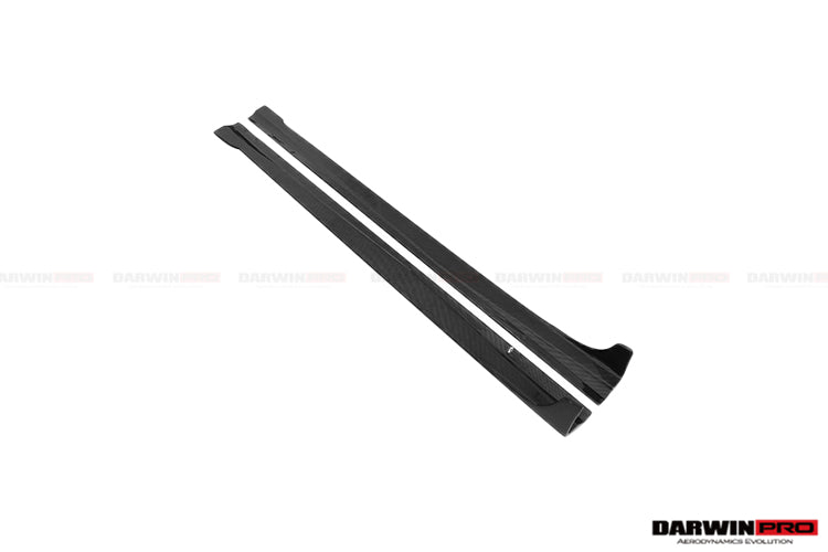 Mercedes Benz W204 C Class Coupe DP Style Carbon Fiber Zijskirts 2012-2014