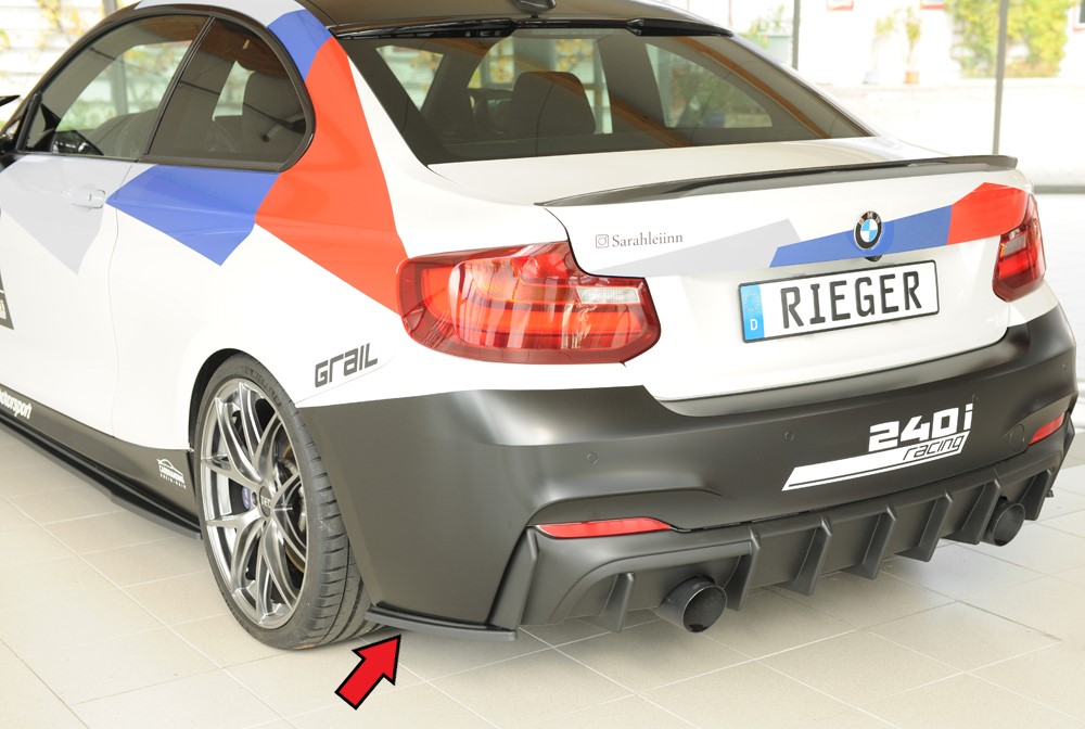 Achterzijdediffusers BMW 2-series F22 14-06