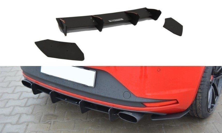 Diffuser en zijstukken Seat Leon Cupra FR 5F Maxton Design