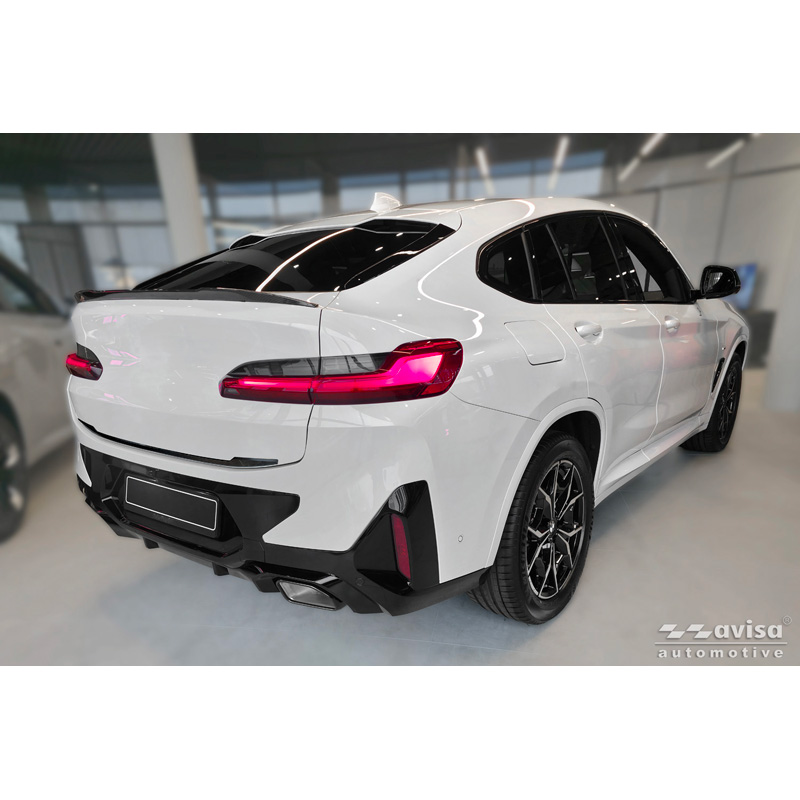 Avisa Zwart Chroom RVS Kofferbak Sierlijst  BMW X4 II (G02) M-Sport Facelift 2021-