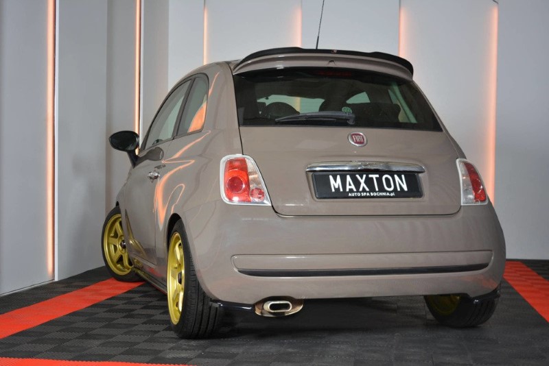 Spoiler Extentie Fiat 500 Hatchback Preface Glanzend Zwart Maxton