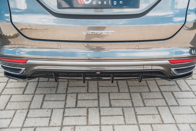 Achter Aanzet Ford Mondeo Vignale Mk5 Facelift Glanzend Zwart