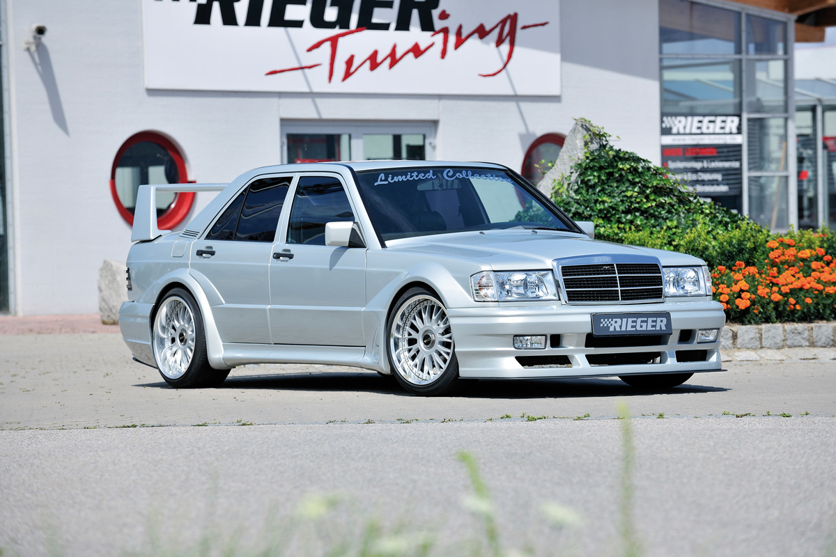 Wielkasten breedbouw ll Mercedes W201 Rieger (Polyester)