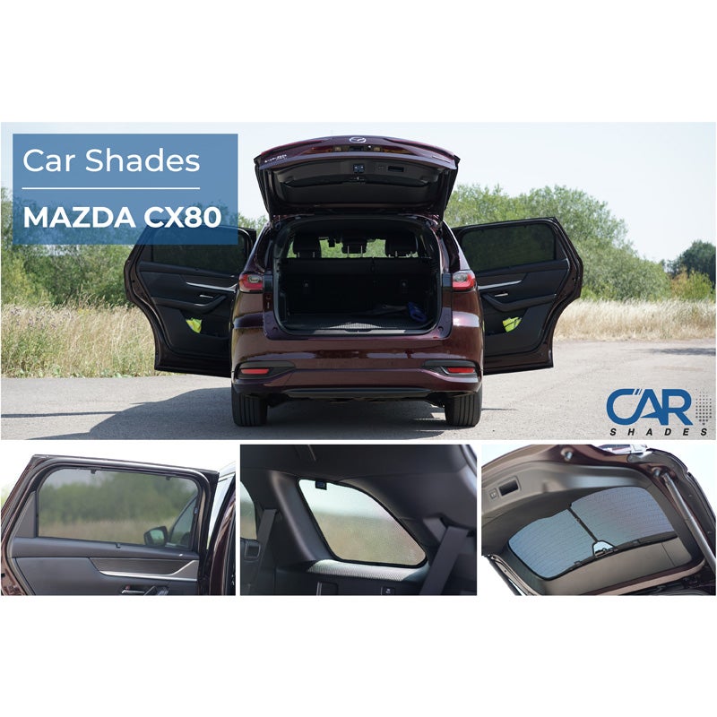 Set Car Shades  Mazda CX-80 2024- (6-delig)