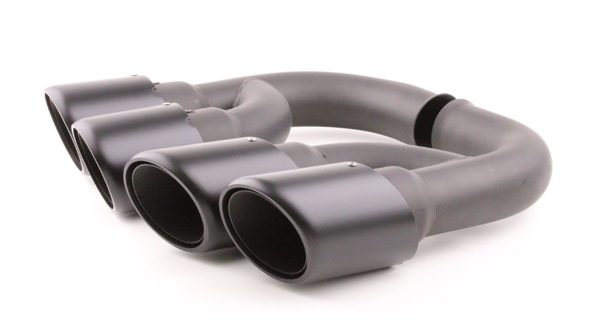 Exhaust tips Porsche Cayenne 958 92A Facelift GTS Look 14-17