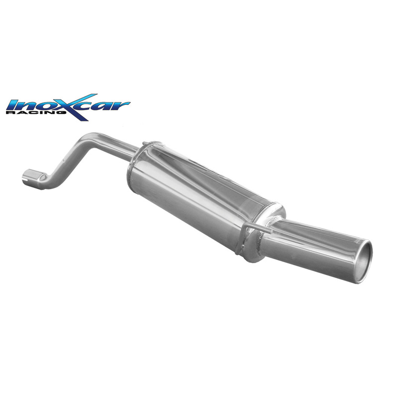 100% RVS Sportuitlaat  Alfa Romeo Mito 1.4i 78pk 2013- 1x102mm