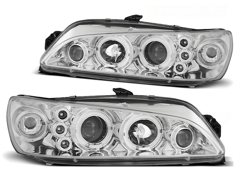 Faros Peugeot 306 97-99 cromoe + HaloRims