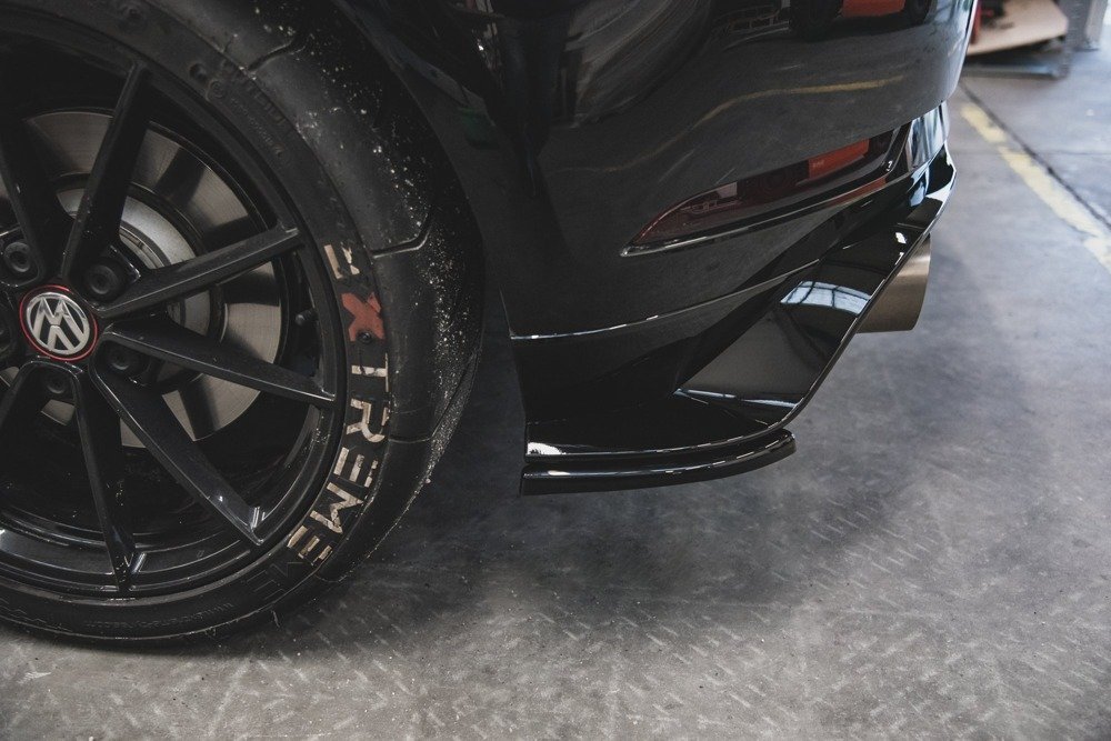 Zijdiffuser Volkswagen Golf 7 GTI TCR Maxton Glans Zwart