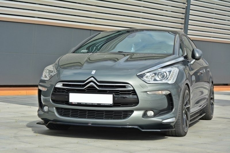 Voorspoiler Citroen DS5 Facelift V.1 Glanzend Zwart