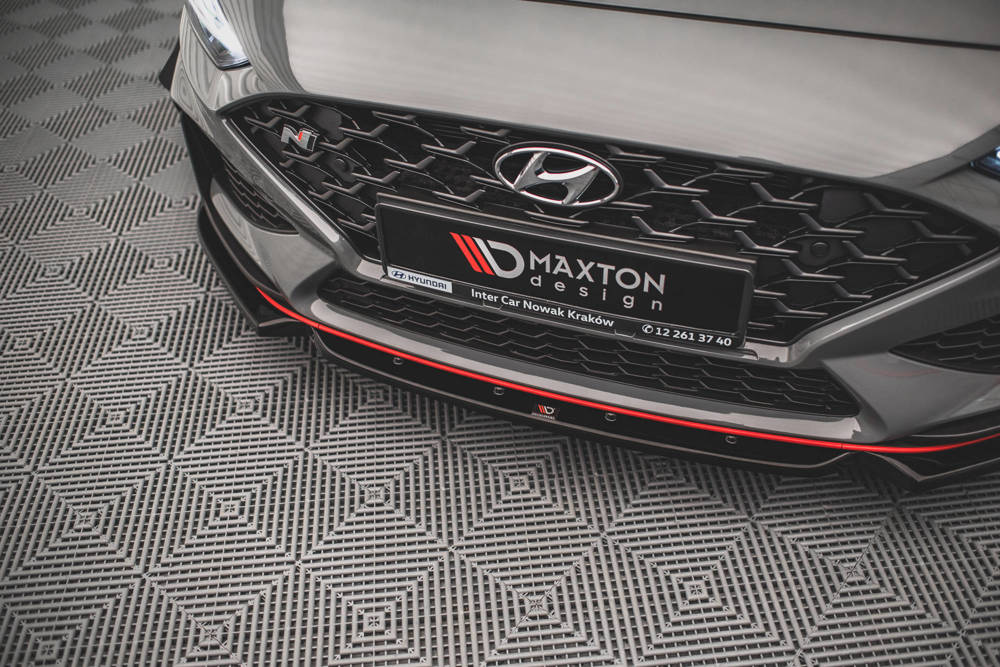 Voor splitter met flaps Hyundai I30 N Hatchback Mk3 Facelift