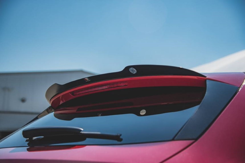 Spoiler cap Mercedes CLA AMG-Line X118 Maxton Design glans zwart