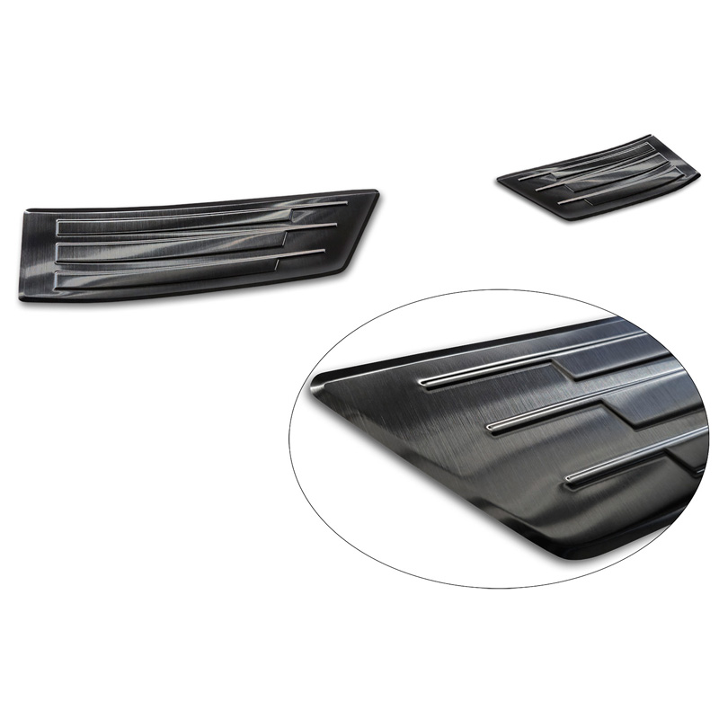 Avisa Zwart RVS Achterbumperprotector  Renault Scenic E-Tech 2024- 'Ribs'