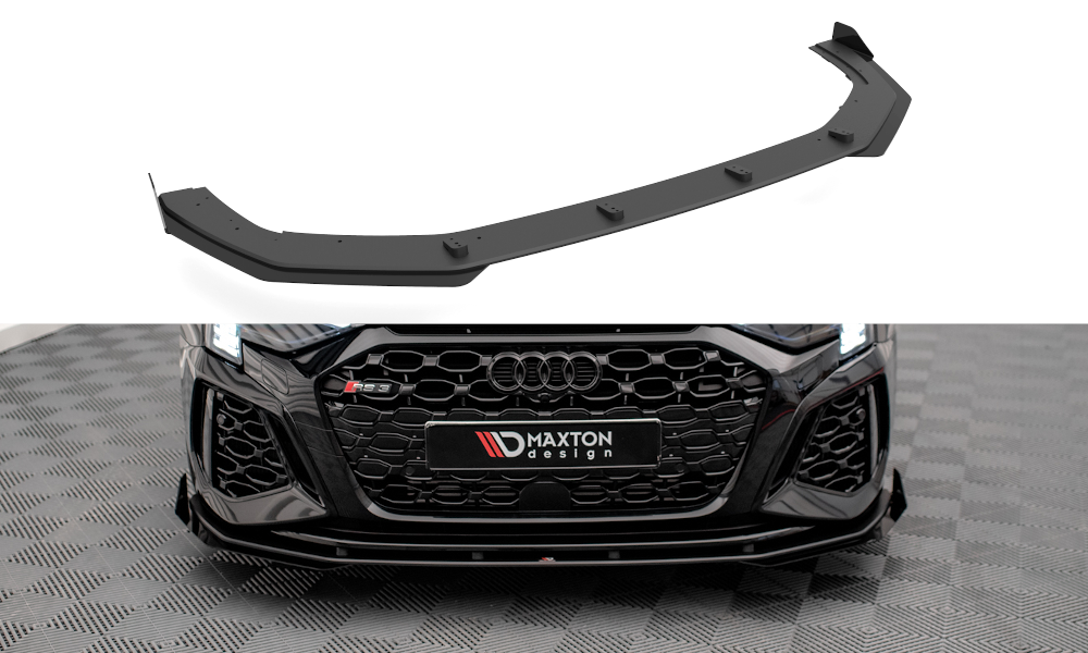 Voorspoiler V.1 met Canards Audi RS3 8Y Maxton Street Pro