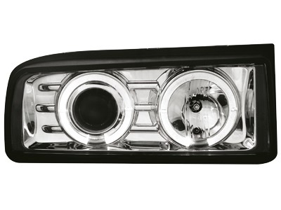 Faros VW Corrado Angel Eyes cromo
