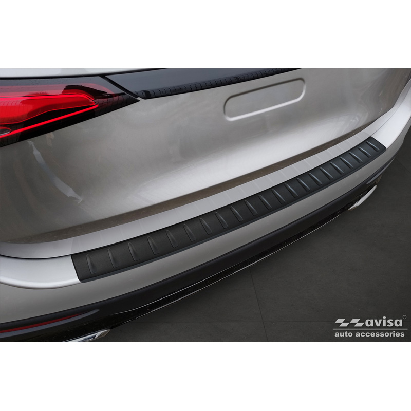 Matzwart RVS Achterbumperprotector  Mercedes GLC II (X254) 2022- 'Ribs'