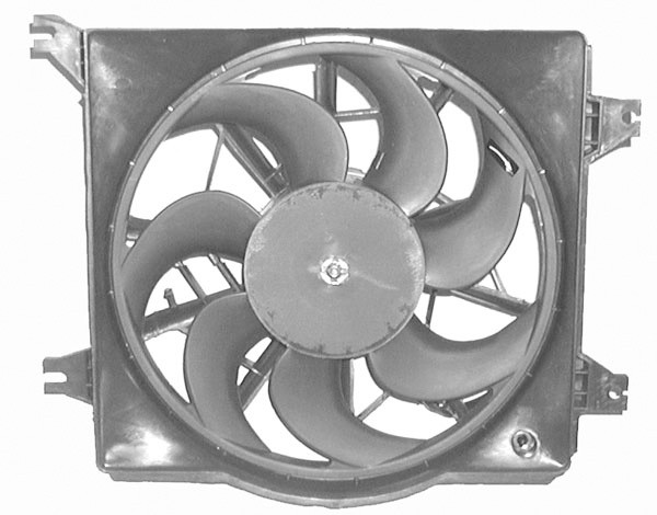 Radiator FAN COMPLEET ACCENT 94-99 +/-AC