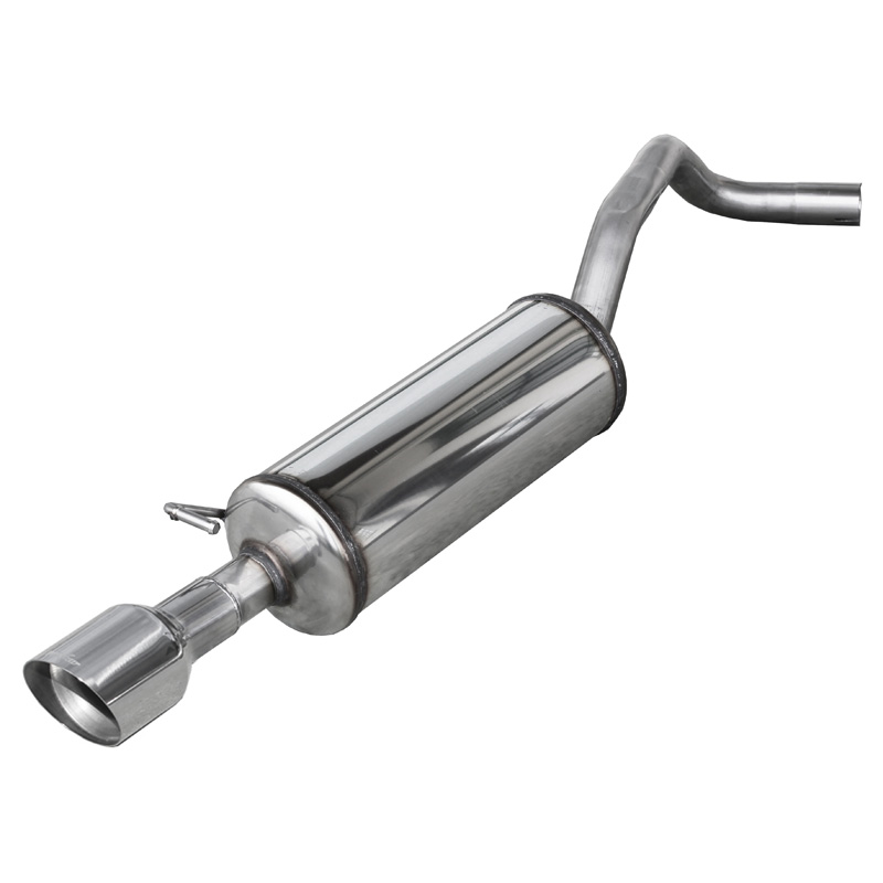 100% RVS Sportuitlaat  Audi A1 (8X) 1.6 TDI 90pk 1x102mm Racing