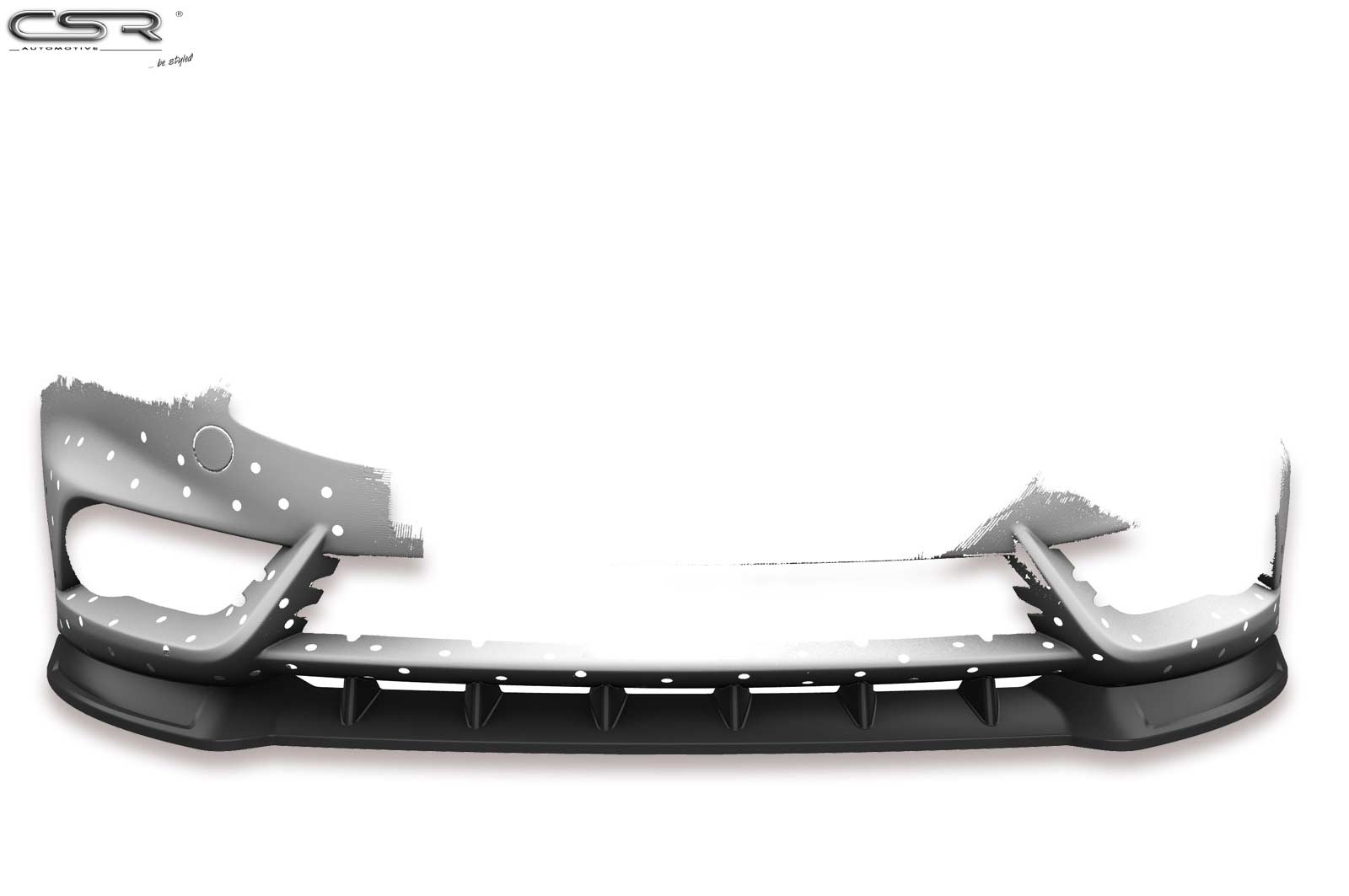 Voorspoiler Ford Fiesta MK7 ST Mat Zwart