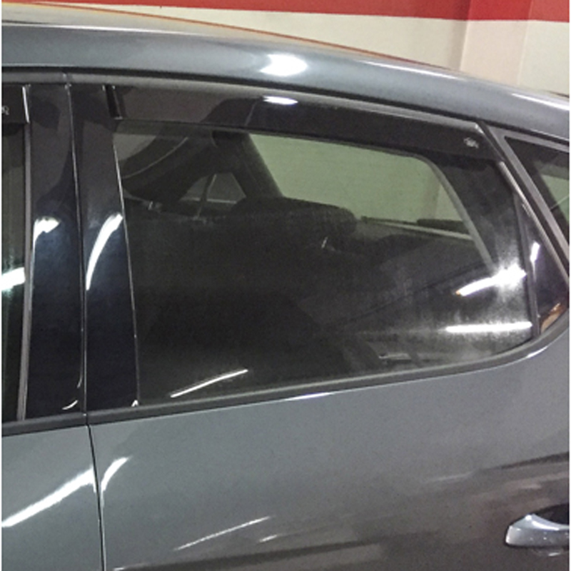 DGA Zijwindschermen (Achter)  Seat Leon (5F) HB 5-deurs 2012-2020 (2-delig)