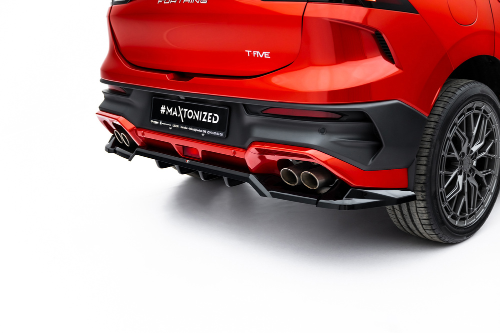 Achterspoiler (met verticale stangen) Forthing T-Five Mk1 Maxton Glans Zwart