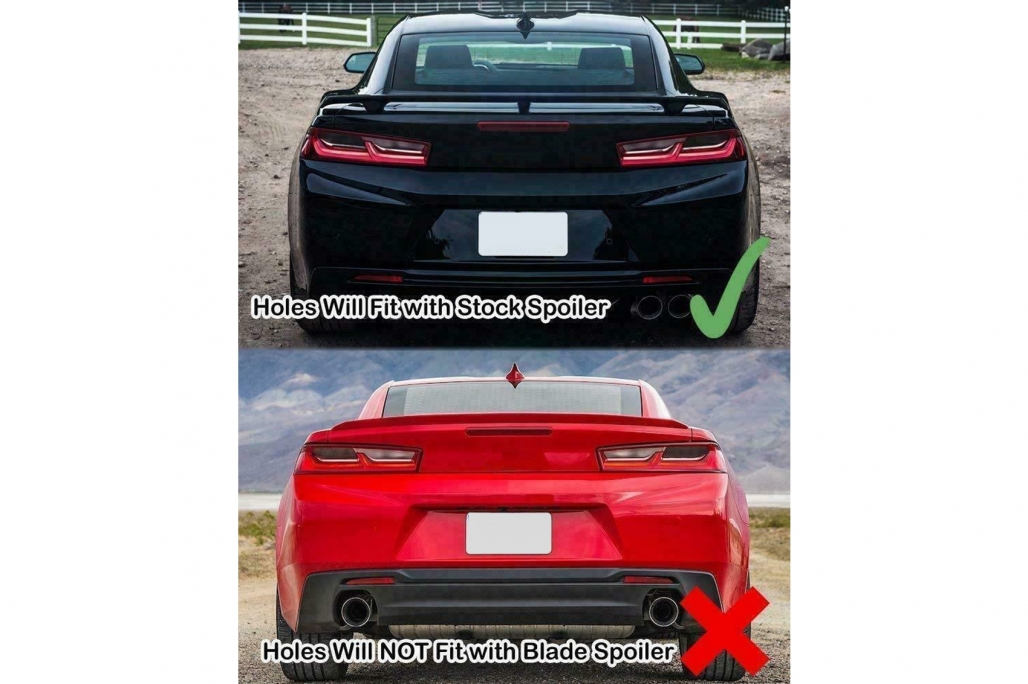 Spoiler Glans Zwart Chevrolet Camaro 2016-