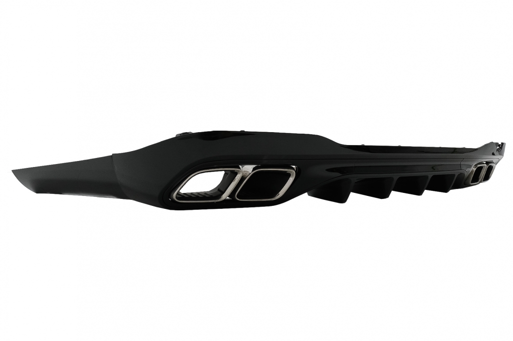 Diffuser Mercedes C Klasse W206 S206 63 AMG Look Chroom