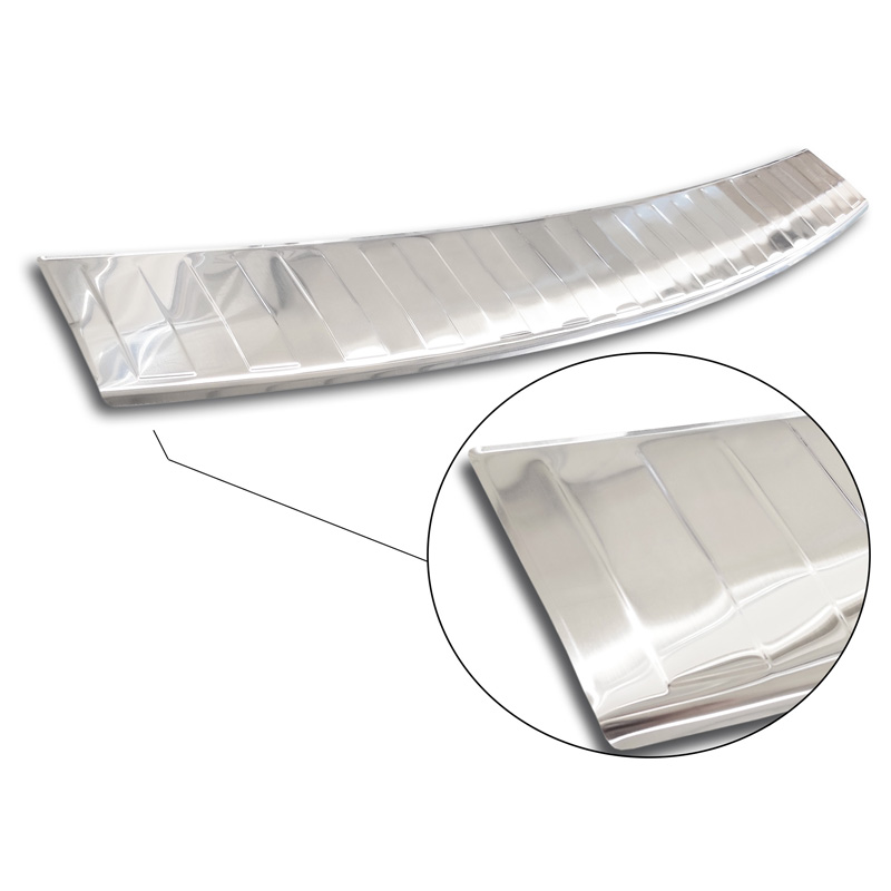 RVS Achterbumperprotector  Dacia Lodgy 2012-2017 & FL 2017- 'Ribs'