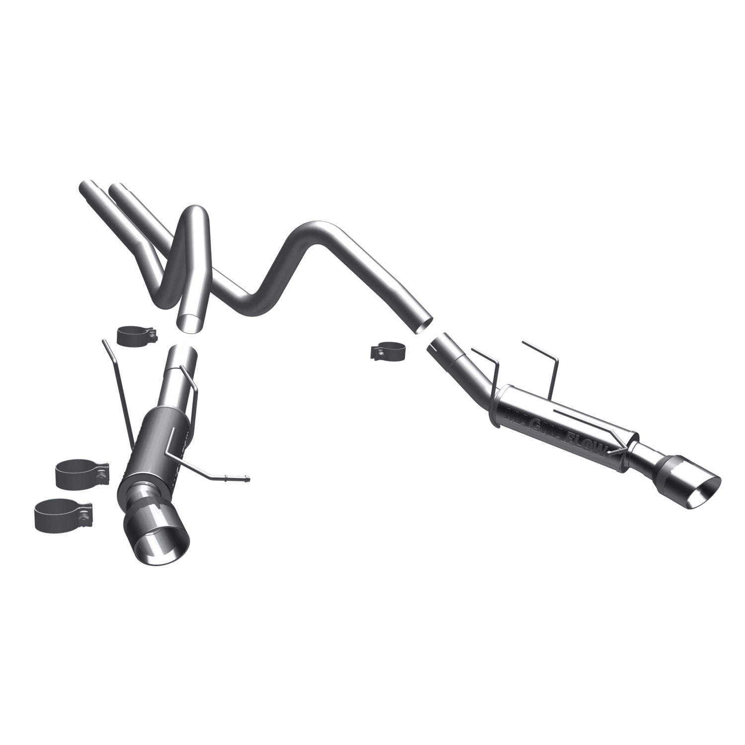 Ford Cat-Back 2011 Ford Mustang 3.7L Magnaflow Cat-Back
