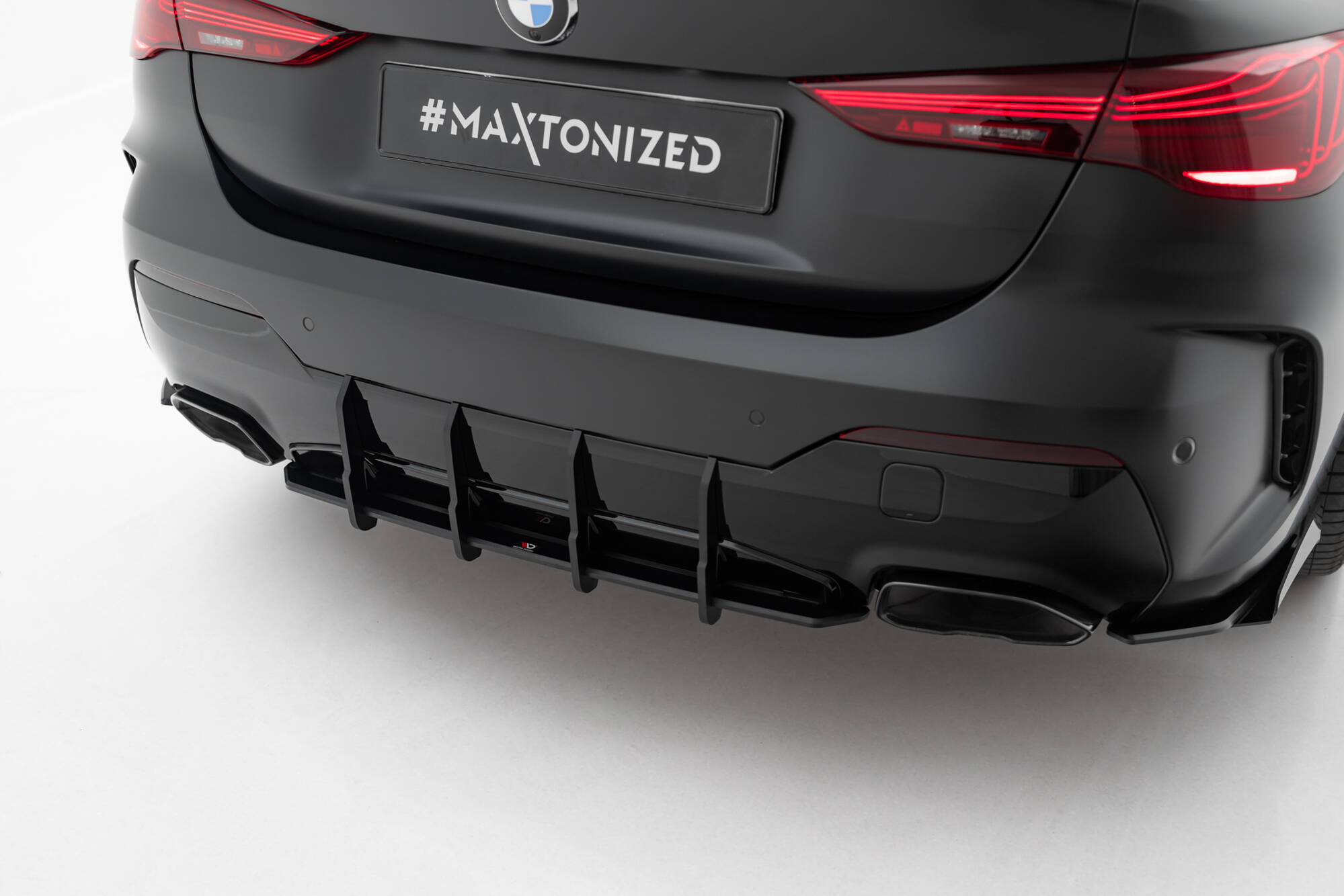 Street Pro Achterdiffuser BMW 4 M-Pack / M440i G22 / G23 Maxton Glanzend zwart