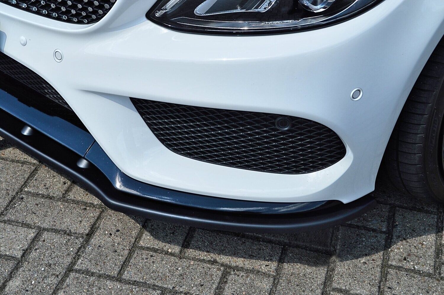Voorspoilerlip Mercedes C W205 43 AMG Sedan
