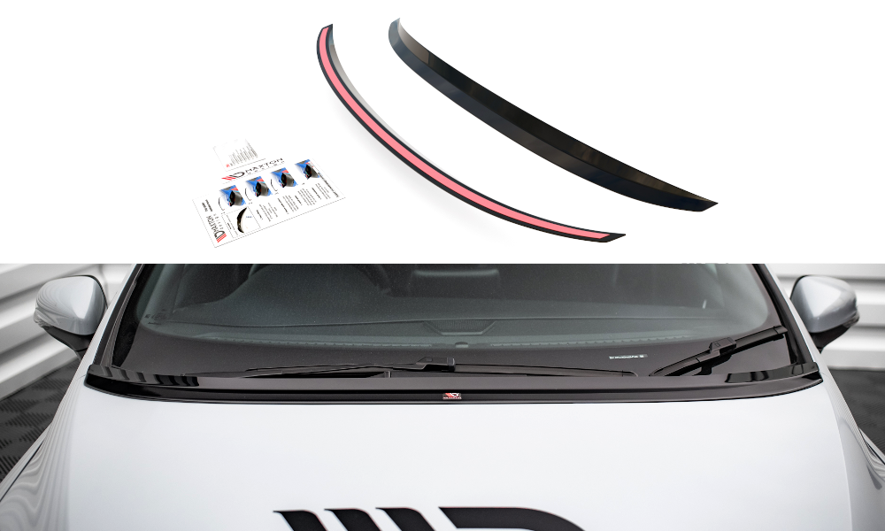 Motorkap Verlenger Spoiler Ford Fiesta ST/ST-line Maxton Glans Zwart