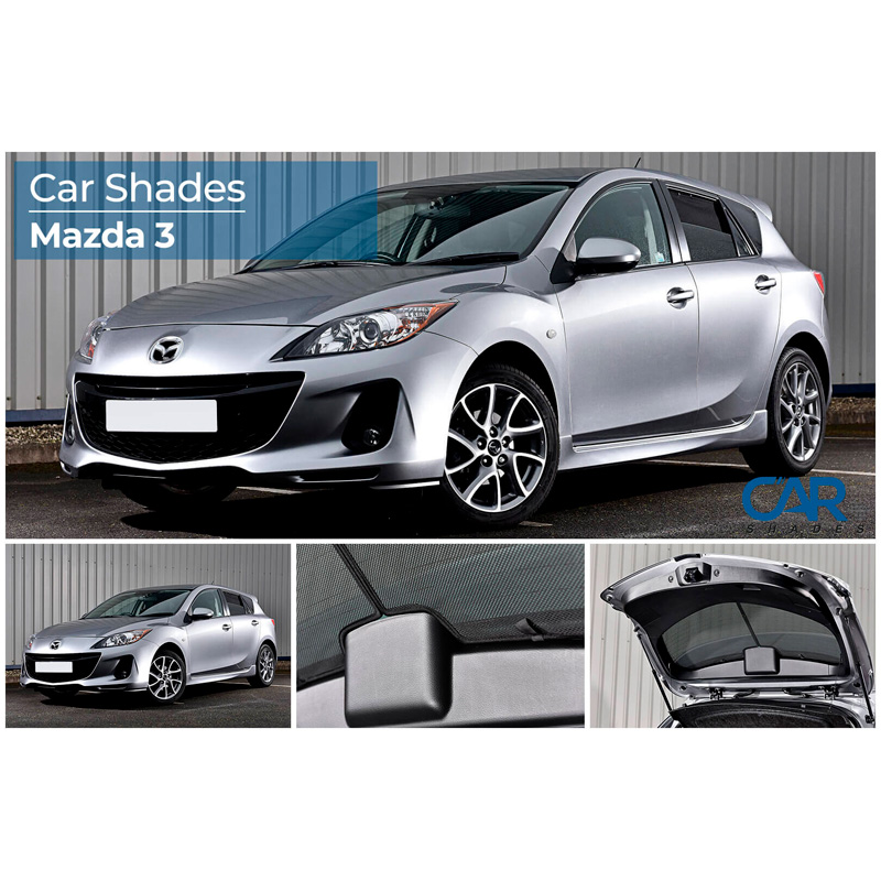 Privacy Shades Mazda 3 5drs 07- 6-delig