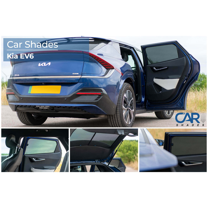 Set Car Shades  Kia EV6 2021- (6-delig)