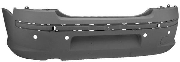 AchterBumper P407, 04-08 PRIMED