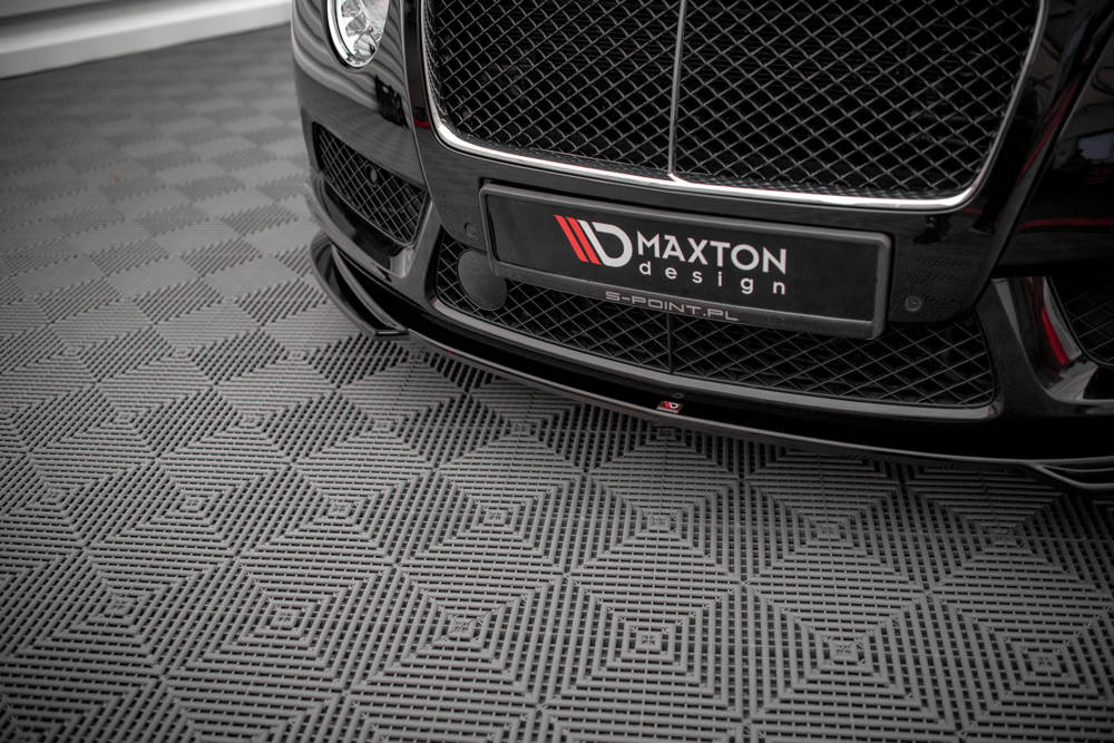 Voorspoiler V.2 Bentley Continental GT V8 S MK2 Maxton Glans Zwart