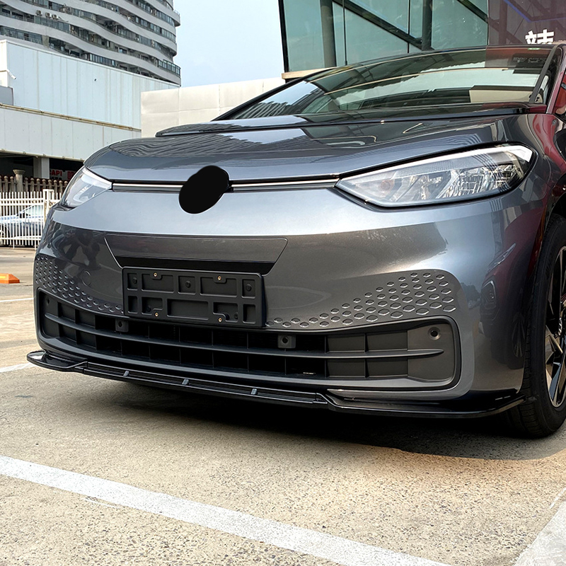 Voorspoilerlip  Volkswagen ID.3 2020- (Glanzend Zwart ABS)