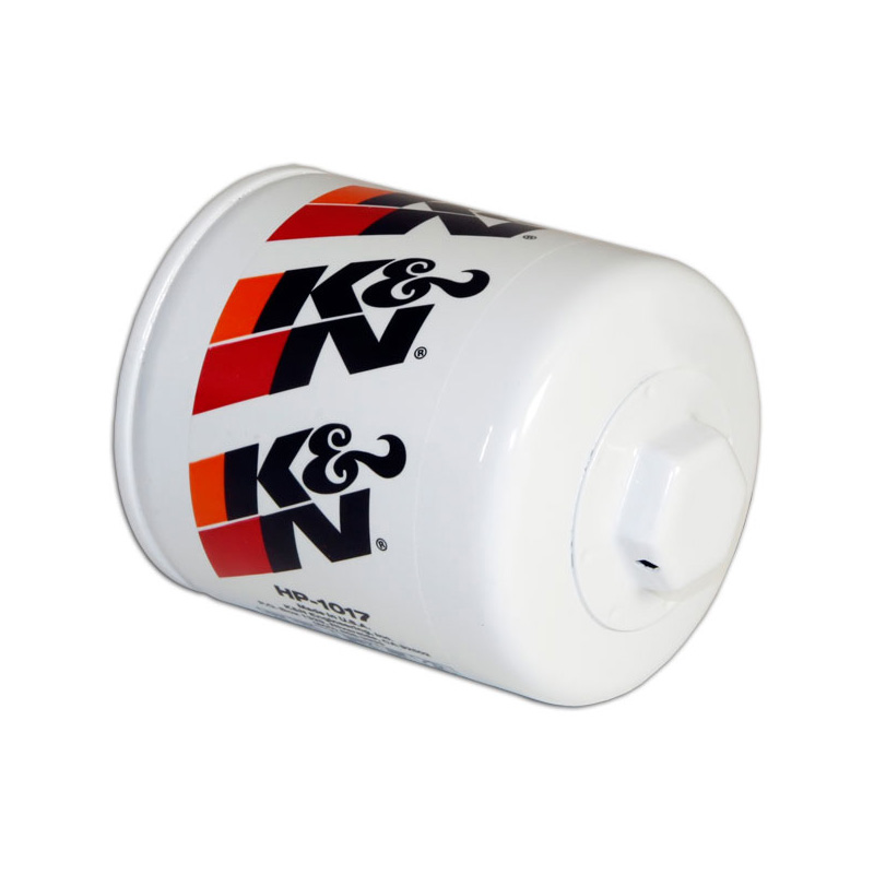 K&N Oliefilter - Opschroeffilter 76x95mm  Chrysler, Dodge, Jeep, Alfa Romeo, Buick, Chevrolet, GMC, Freightliner, Fiat, Isuzu, Holden (HP-1017)