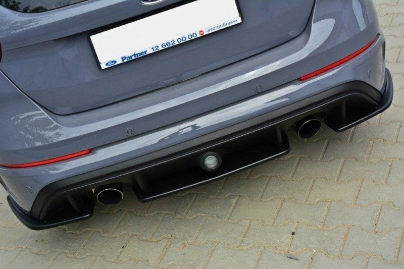 Centrale Achterspoiler Ford Focus RS Mk3 Glanzend Zwart