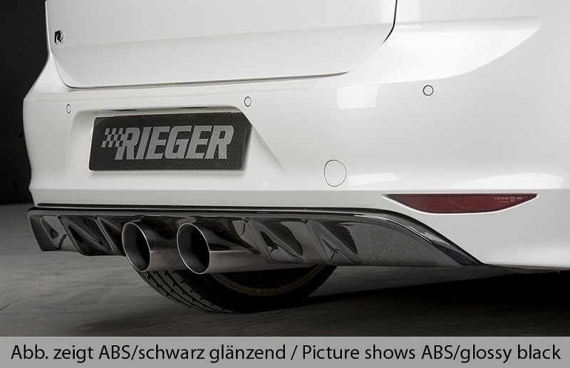 Achteraanzet Carbon-look Rieger VW Golf R VII