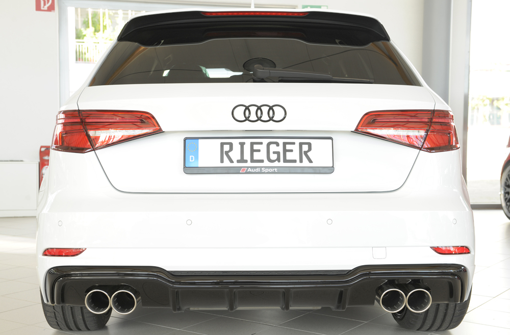 Friedrich Motorsport Audi A3 8V S-line 5-Deurs Rieger Uitlaat(Links en Rechts)
