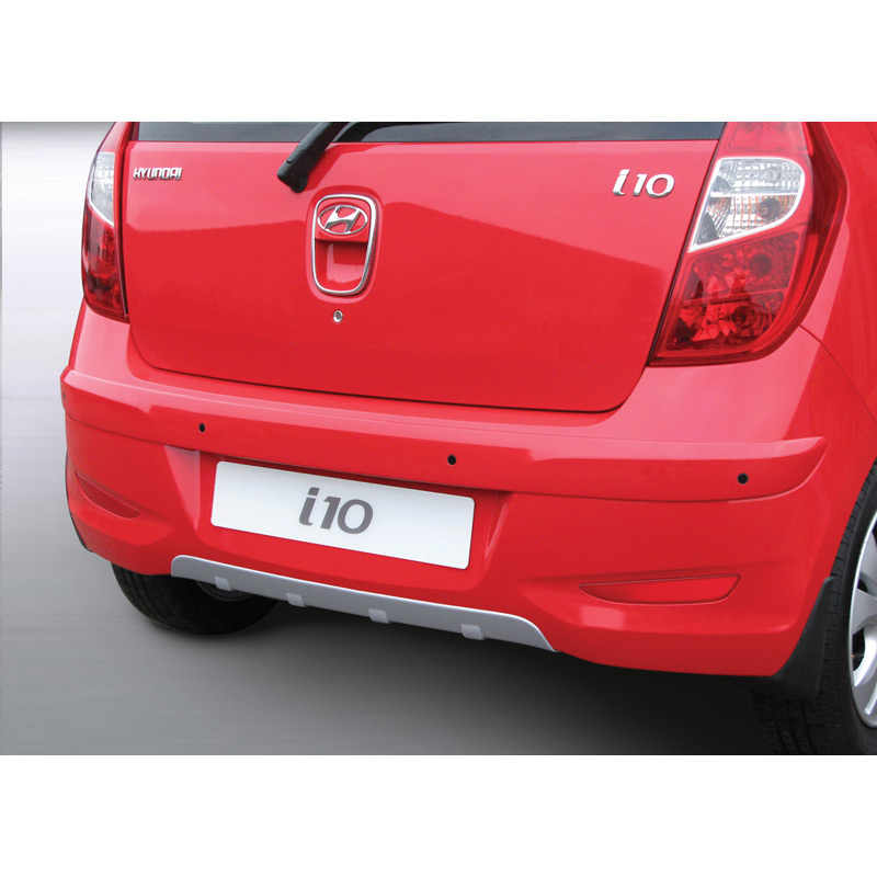 Achterbumperskirt (Diffuser)  Hyundai i10 2011- Zilver