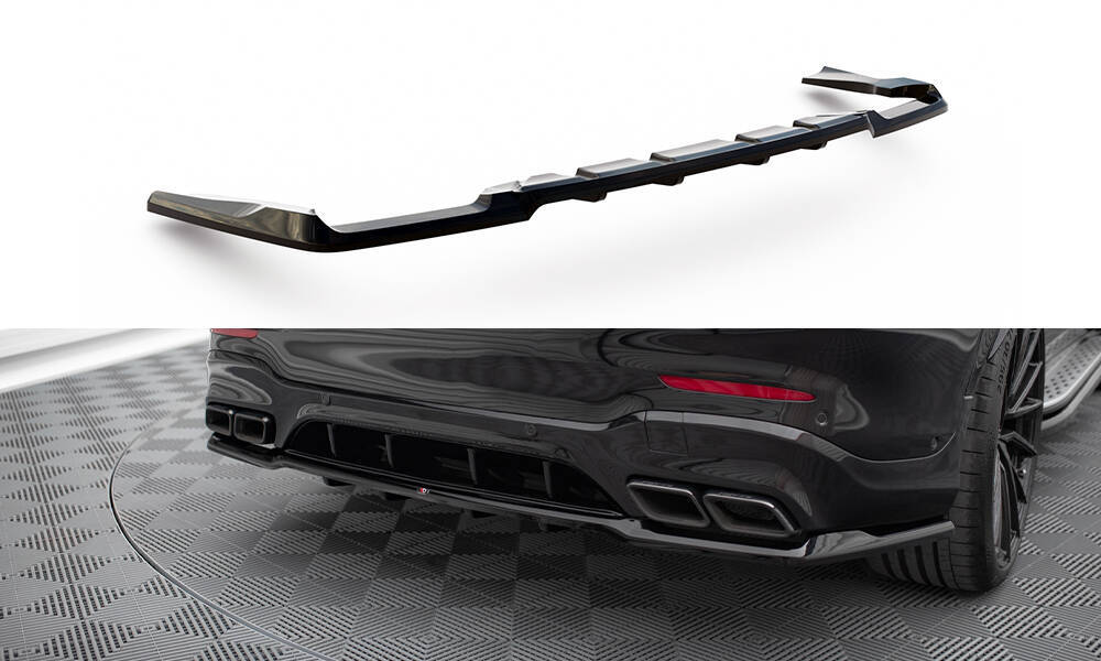 Diffuser V.2 Mercedes AMG GLC 63 SUV X253 Maxton Glans Zwart
