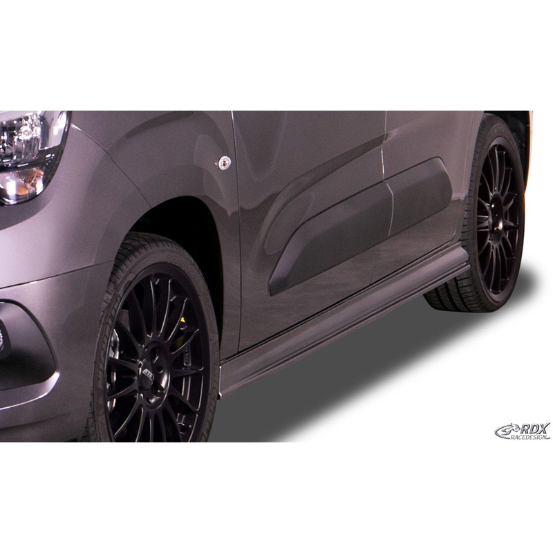 Sideskirts  Opel Combo MPV 2018- 'Edition' (ABS)